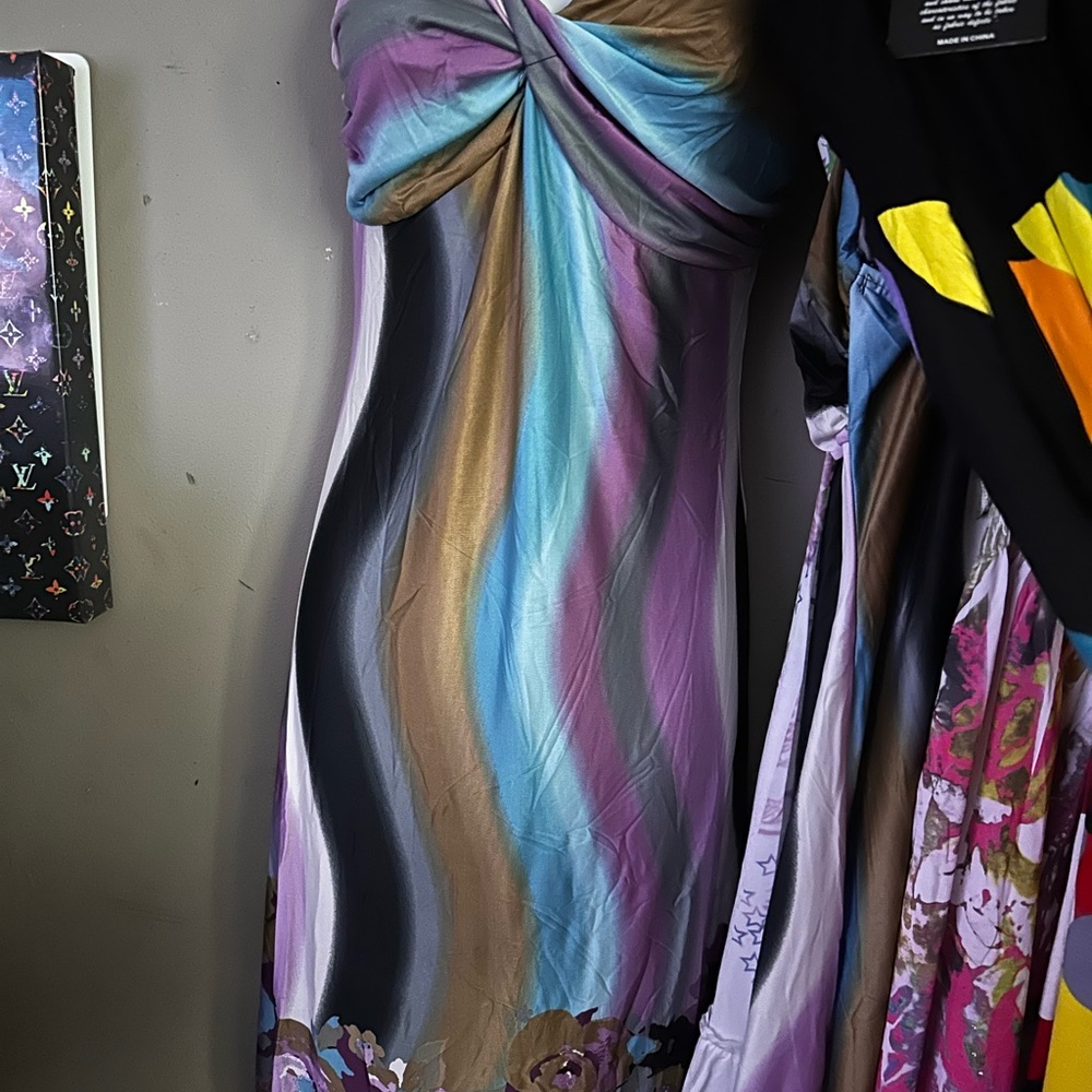 Asymmetrical Multicolor Dress